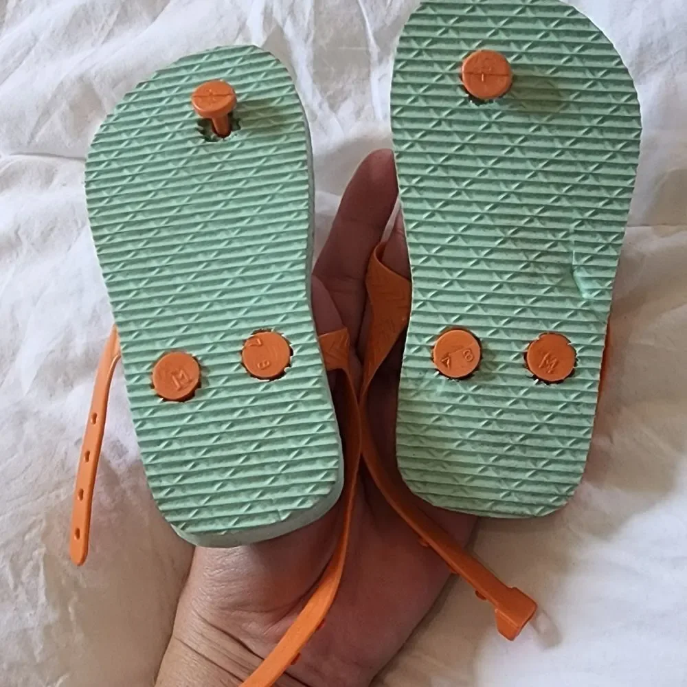 🏖 Toddler Sandals Flip Flops with back Size 7/8
